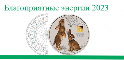 Благоприятные энергии 2023